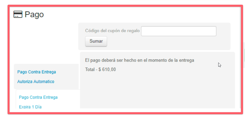 Módulo de consumo