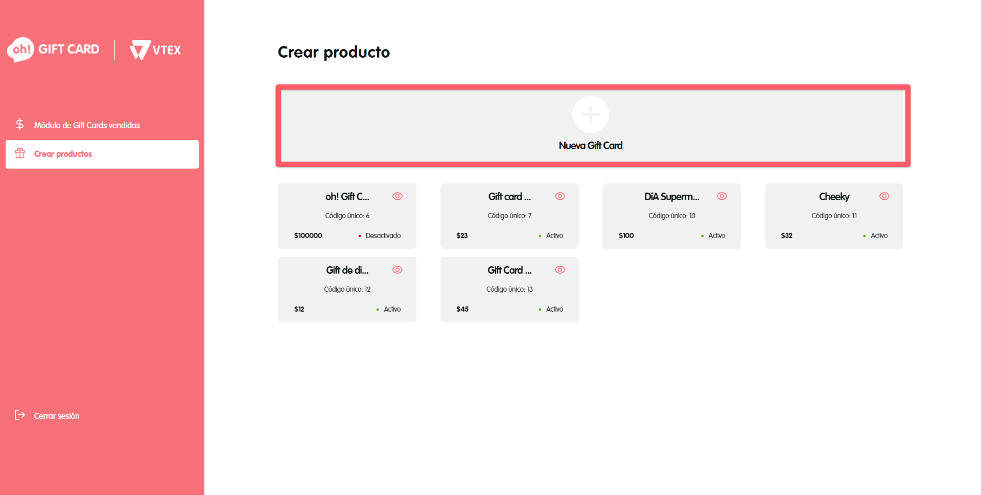 Configurar producto