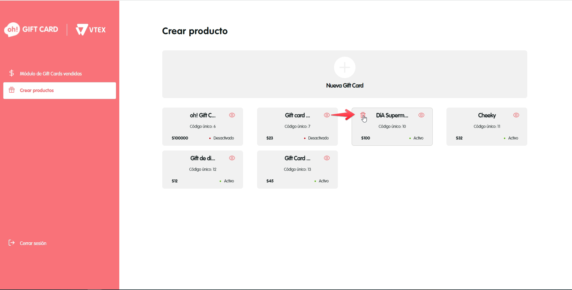 Configurar producto