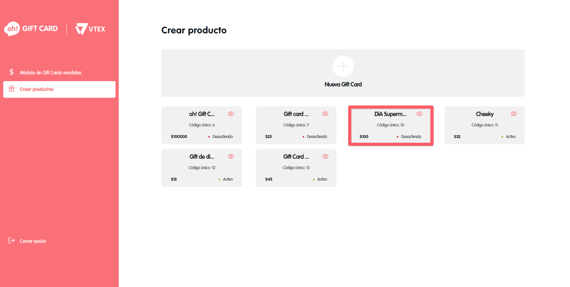 Configurar producto